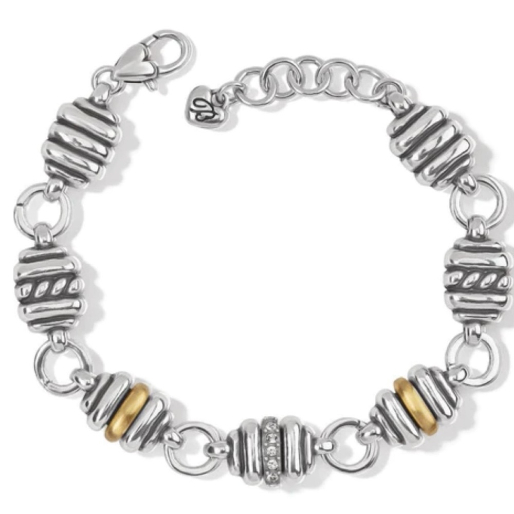 Brighton Charlotte Silver Gold-Tone Bracelet NWT - Picture 8 of 12